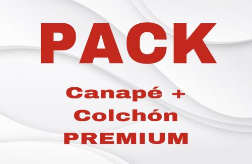 PACK CANAPE + COLCHON PREMIUM